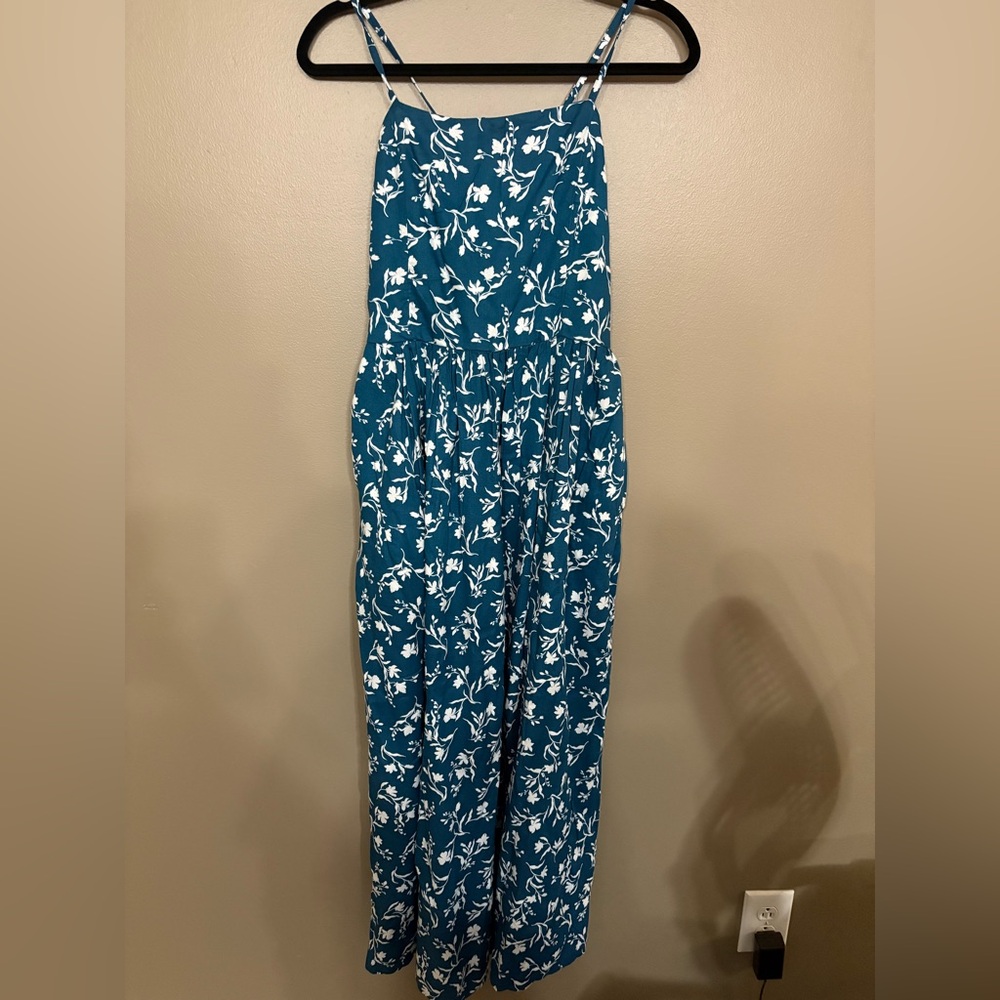 Floral Teal Dress